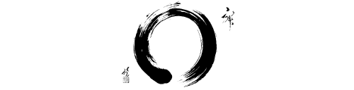 Ensō, the symbol of enlightenment, strength, elegance, the universe and emptiness