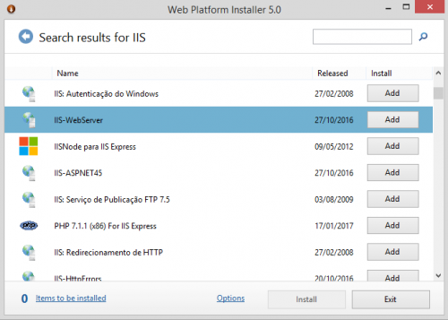 WebPlatform IIs-Webserver