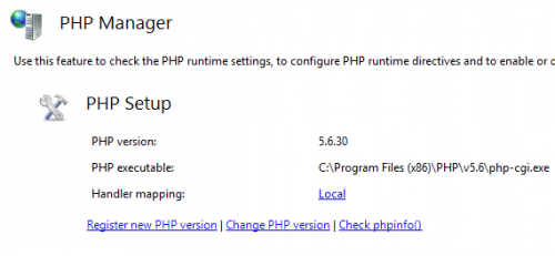 PHP WebPlatformInstaller