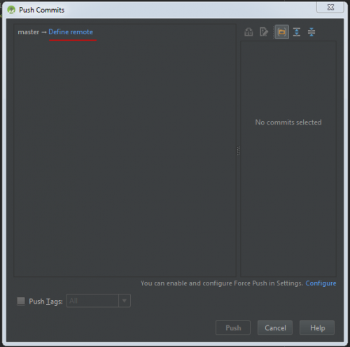how to push to a repository on github android studio